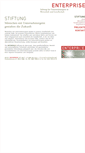 Mobile Screenshot of enterprise-stiftung.ch